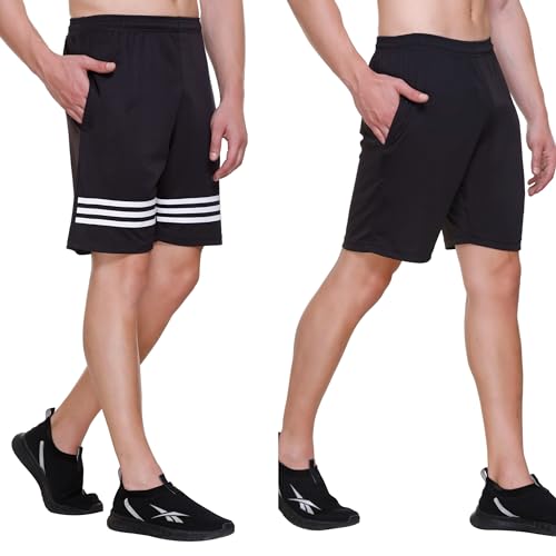 Image of Men's Shorts | Shorts for Men's | Men's Cotton Shorts | Dual Pocket Sleep Shorts - Regular Shorts - Workout, Gym, Running, Sports and Yoga Shorts - Pack of 2
