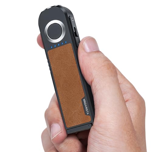 MNGARISTA Rechargeable Flashlight EDC, IPX8 Waterproof, Magnetic Base, 500-Lumen(Black)