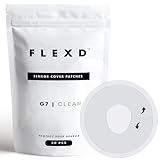 Flexd - Dexcom G7 Over Patches Waterproof (Pack of 30) - Clear Transparent