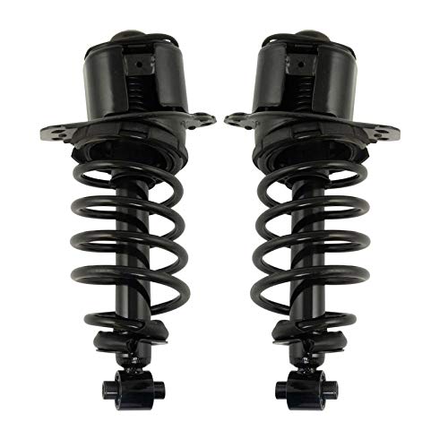 Image of TRQ Rear Driver and Passenger Side Strut and Spring Assembly Set Loaded Pre-Assembled Coil Spring Seat Compatible with 08-09 Ford Taurus Front Wheel Drive 08-09 Mercury Sable Front Wheel Drive