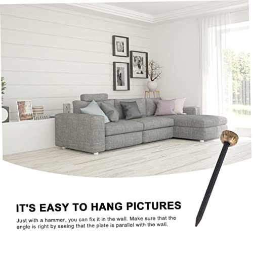 Image of jojofuny 60pcs Picture Hangers Nails for Easy Hanging of Photos Frames and Art Lightweight and Convenient Wall Hooks for Office and Home Decor