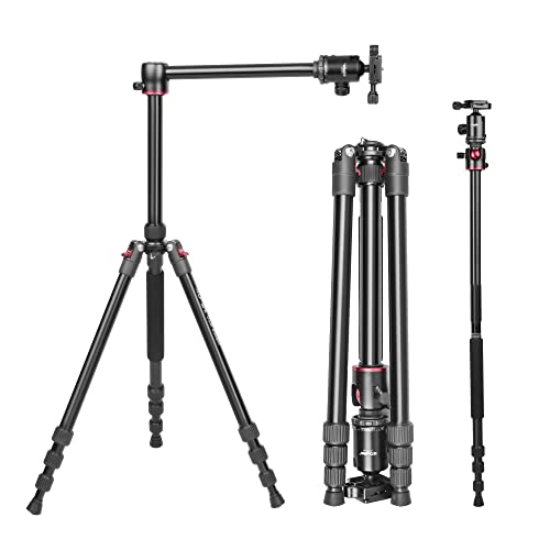 Image of DIGITEK (DSG-007F) 3-Axis Gray Smartphone Gimbal - Wide Angle Handheld Vlogging Stabilizer - 4 Crea