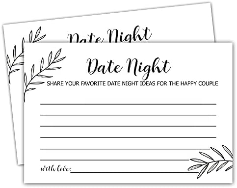 None Brand, Date Night Ideas Cards, 50 Cards, Perfect for The Bri...