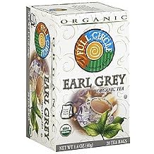 Full Circle Organic Black Tea 2 Pack of 20 bags Each = 40 Tea Bags Earl Grey