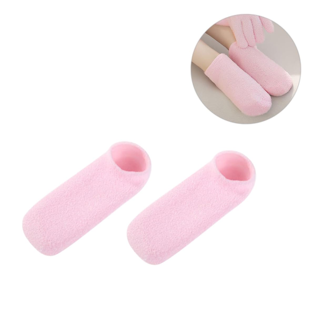 FRCOLOR Moisturizing Gel Socks for Women Foot Masks Moisturizing Socks No-wash Foot Care