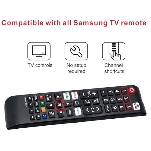 Image of Replacement for Samsung Remote Control 2026-2001, Pack of 2