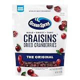 Ocean Spray, Craisins Dried Cranberries, Original, 12 Ounce Resealable Bag