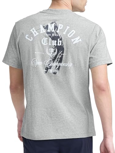 Image of Champion Men's Classic Graphic Short Sleeve T-Shirt, Standard Fit, Champion Club Graphics