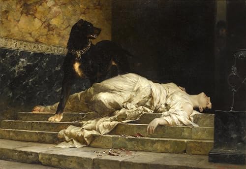 Poster Séléné renversée par Argus par Ferdinand Keller pour la décoration du salon
