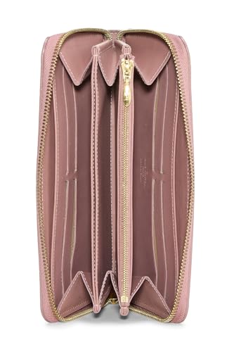 Pre-Loved Pink Monogram Vernis Ikat Flower Zippy Continental, Pink4