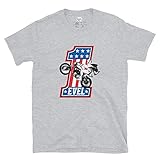 Evel Knievel - Join Our Team #1 Motorcycle Men's Tee in Sports Grey-Available in Sizes Small-3XL