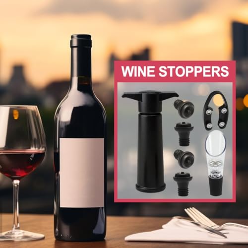 Bouchons de vin anti gaspillage pour conserver le champagne à la maison