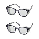 Bouton 249-5907-400 5900 Traditional Eyewear with Smoke Propionate Full Frame and Clear Anti-Scratch