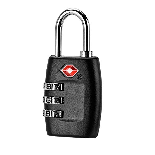 TSA Locks for Luggage, Black
