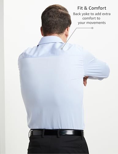 Image of Symbol Premium Men's Wrinkle-Resistant Regular Fit Cotton Formal Shirt
