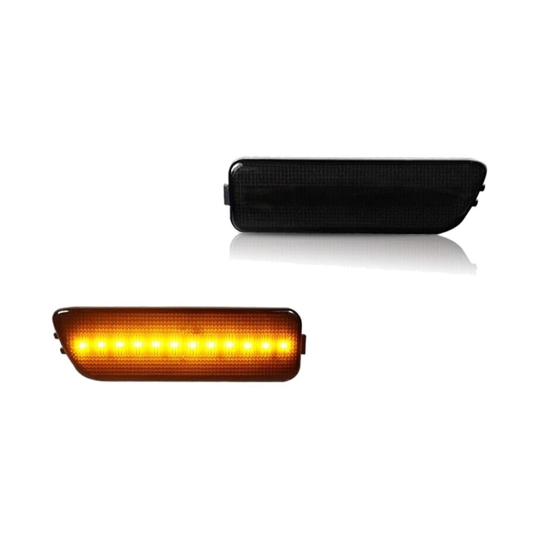 Mk4 Smoked Lens Amber Front Side Marker Lights for VW for Jetta 1999-2005 2pcs1 Set Fvgrjslalfsml