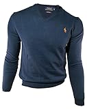 ralph lauren slim fit hemd Slim Fit Ralph Lauren Jersey Pima V-Neck Slim Fit (L, Hunter Navy)