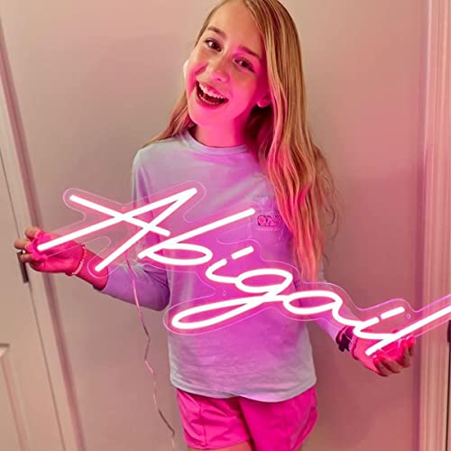 Custom Neon Signs for Wall Decor Personalized Name Non Led Light Signs Customizable Aesthetic Room Bedroom Decoration Wedding Birthday Make Your Own Kit