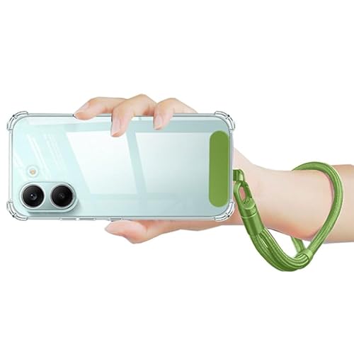 LUNBER-ARMOR�EFor POCO X8 Pro �N���A �P�[�X �J�o�[ �ϏՌ� ���� TPU �\�t�g�P�[�X �p �ی� �X�g���b�v�t�� For ���� �V���I�~ X8 �v��(�O���[��)