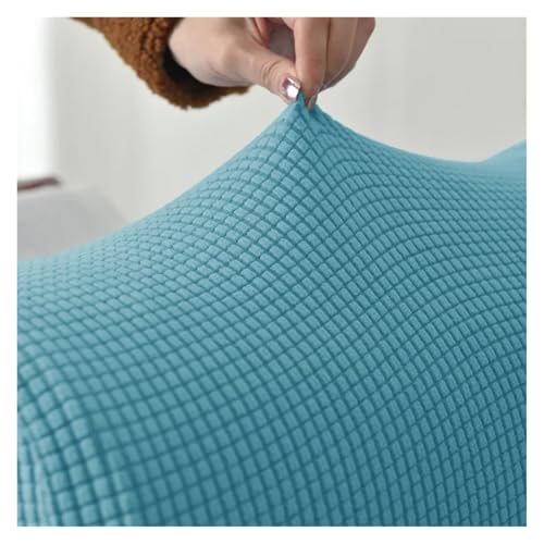Funda de sofá universal elástica color gris claro para reposabrazos de salón 6