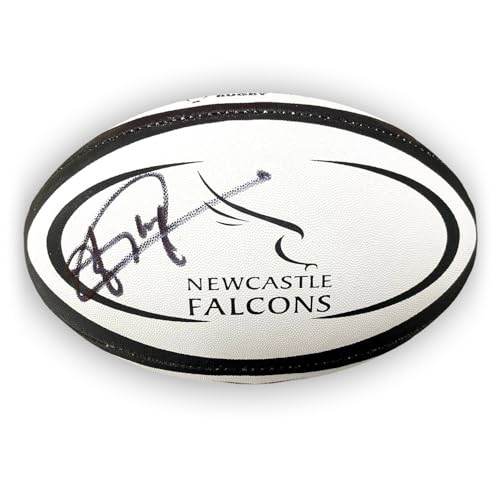 Exclusive Memorabilia Jonny Wilkinson Signed Newcastle Falcons Rugby Ball