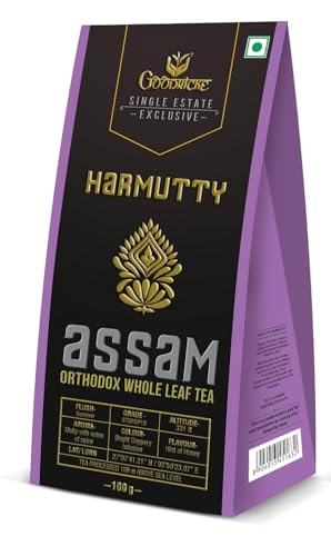 Image of Goodricke Harmutty Single Estate Assam Orthodox Whole Leaf Tea - 100 g (Pack of 3)