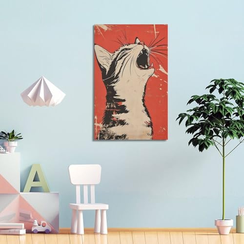 Cuadros estéticos Funny Cat Club llenos de personalidad para transformar tu hogar con alegría 4