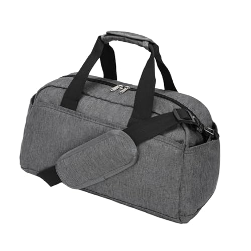 Small Gym Bag Tote Storage with Multi Pockets Mini Duffel Bag with Adjustable Shoulder Strap for Travel Camping Business Trip, Gray2