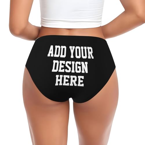 Custom Woman Thongs Personalized Briefs Add Your Photo Face Text Soft Panties Underpants Gifts for Her Wife Girlfriend2