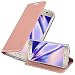 Produktbild Cadorabo Hülle für Samsung Galaxy S7 in Classy ROSÉ Gold - Handyhülle mit Magnetverschluss, Standfunktion und Kartenfach - Case Cover Schutzhülle Etui Tasche Book Klapp Style