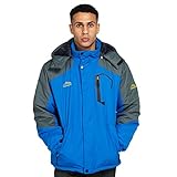 CorBuyit Men Winter Coat Mens Ski Jacket Weatherproof Chaqueta De Hombre Para Lluvia Jackets Men's Lightweight Rain Coat Blue Grey XL