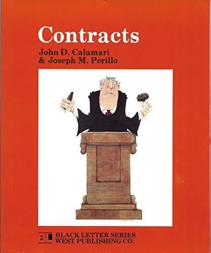 Contracts (Black letter series) 031473225X Book Cover
