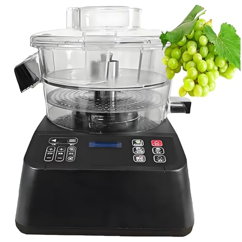 Pelador eléctrico de frutas, velocidad ajustable y rotación para pelar uvas eficientemente, ideal para bodegas y producción de bebidas