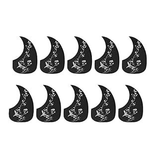 10 pièces guitare acoustique Pickguard guitare protecteur garde sûre belle papillon larme décoration pour remplacement… - Les Beatles, Paul McCartney, John Lennon, RIngo Starr, George Harrison 10 pièces guitare acoustique Pickguard guitare protecteur garde sûre belle papillon larme décoration pour remplacement… – Image 6
