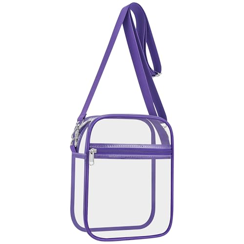 Image of USPECLARE Clear Purse for Stadium Events Transparent Messenger Bag