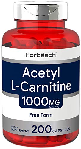 Acetyl L-Carnitine 1000 mg 200 Capsules | ALCAR | Non-GMO, Gluten Free |