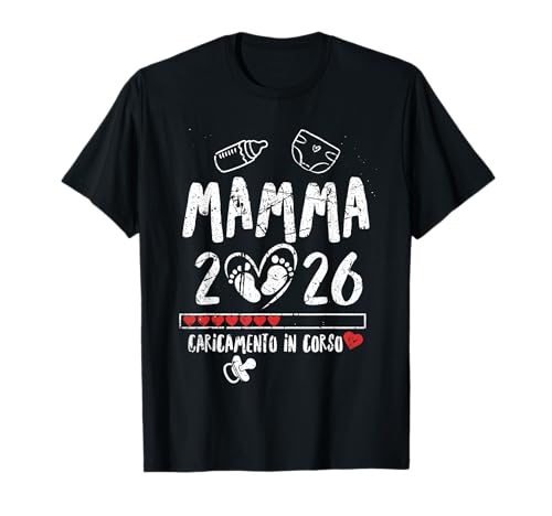 Futura Mamma 2026 Loading, Madri Incinte, Gravidanza, Madre Maglietta