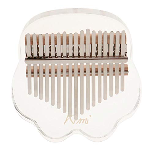 17 Key Thumb Clear Gift Keyboard Instrument with Case