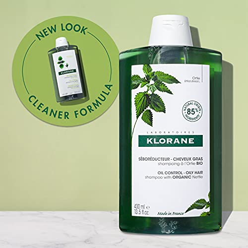 Klorane Shampoo With Nettle For Oily Hair And Scalp, Regulates Oil Production, Paraben, Silicone, Sls Free, 13.53 Fl Oz (Pack Of 1) #TOP7