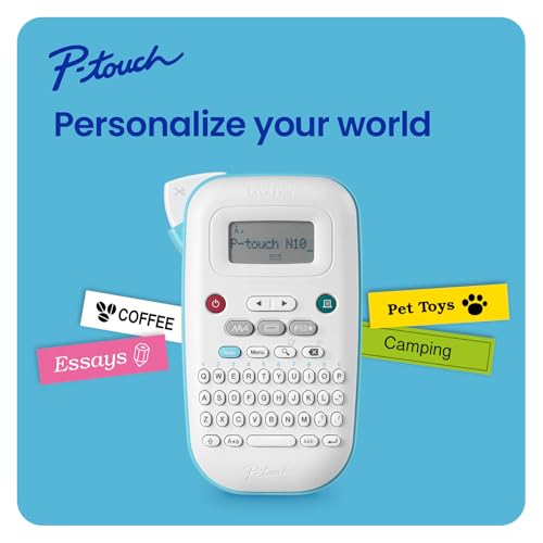 Brother P-touch PT-N10 Personal Handheld Label Maker Machine with Btag Tape, Portable Label Printer, Easy to Use, Multiple Font Styles, User-Friendly Templates for Organizing, Stor image 2
