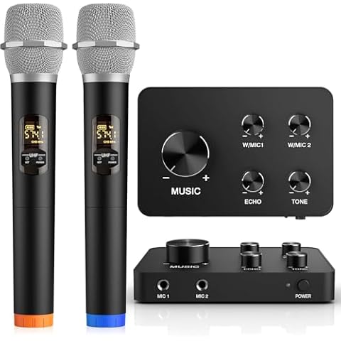 voijump Wireless Microphone Karaoke System Cover