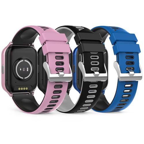 3 Pack de correas de silicona para reloj 20mm miniatura 1