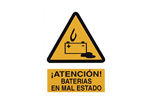 Plimpo Señal Poliestireno 420X297 Mm. Baterías En Mal Estado En Oferta Cofan A71Pl420297 Señal Poliestireno, 420 X 297 Mm