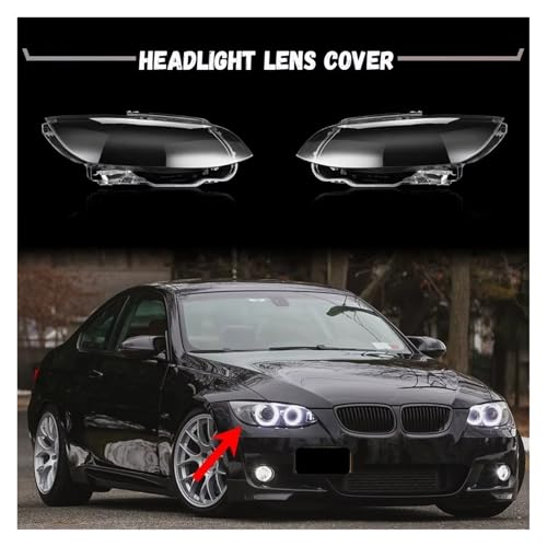 Coque de phare BMW E92 E93 anti-UV transparente pour optique gauche