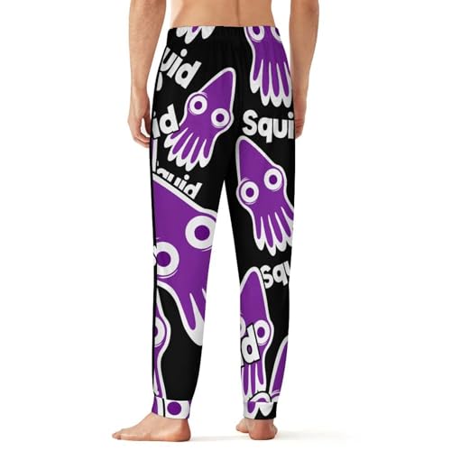Purple Squid Men's Pajama Bottoms Sleep Lounge Soft Comfy Pants Sleepwear3