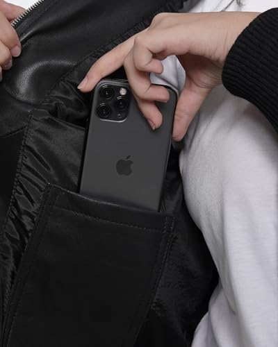 Decrum Oversized Leather Jacket Women - Trendy Real Lambskin Womens Leather Jacket4