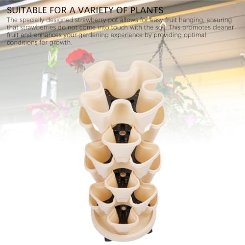 Jardinière verticale en plastique HEEPDD à 4 couches pour balcon - 3