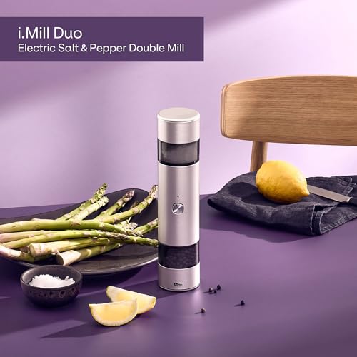 Moulin électrique avec GravitySwitch pour cuisiner à une main