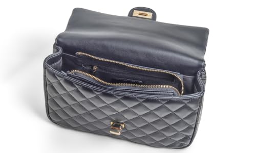 Image of FEVERSOLE Crossbody Bag Vegan Leather Women Retro Small Saddle Satchel Shoulder Bag Tote With Long Adjustable Strap