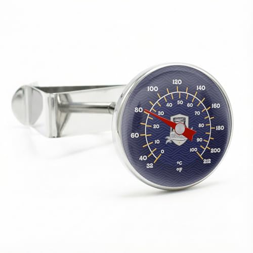 Fermentaholics Stainless Steel 1.5 Inch Dial Thermometer w/Locking Adjustable Clip – General Kitchen Use: Cooking, Baking, Brewing, Cheesemaking, Coffee, & More – Clip Locks into Place
